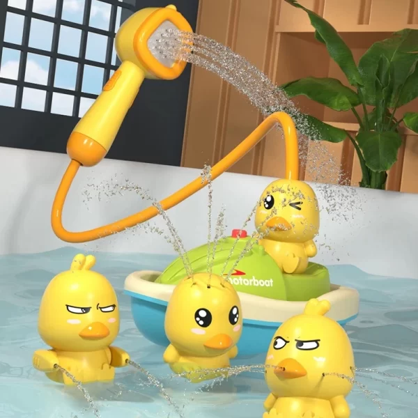Cute Duck Bathtub Boat Toy