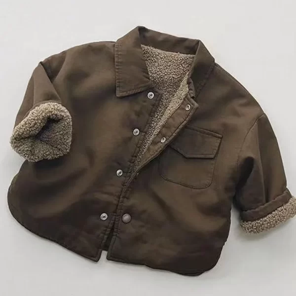 New  Boy  Jackets   Fleece  Kids  Coats   Fashion  Children  Outerwear  Winter  Autumn - Image 7
