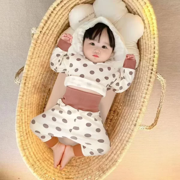 Baby Clothes 2pcs Sets Autumn  Winter Baby Pajama Set Bottom Underwear Two-piece Set Cotton Baby Boy Long Sleeves Outfit - Image 2