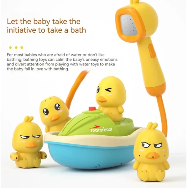 Cute Duck Bathtub Boat Toy - Image 2