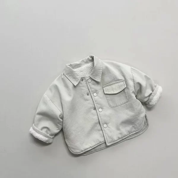 New  Boy  Jackets   Fleece  Kids  Coats   Fashion  Children  Outerwear  Winter  Autumn - Image 2